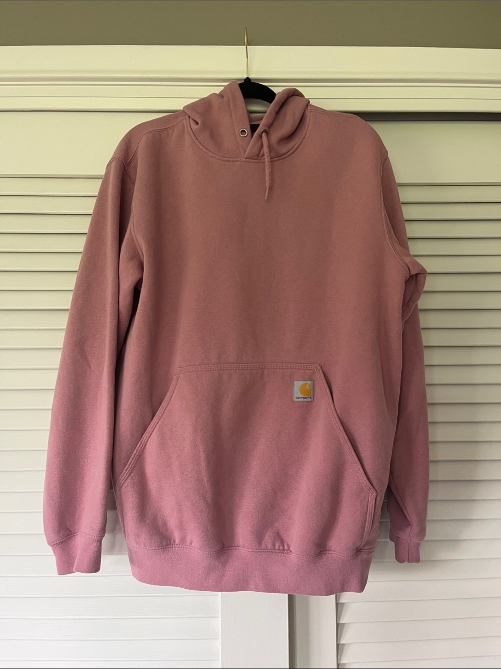 Carhartt Dusty Rose Hooded Pullover Sweatshirt